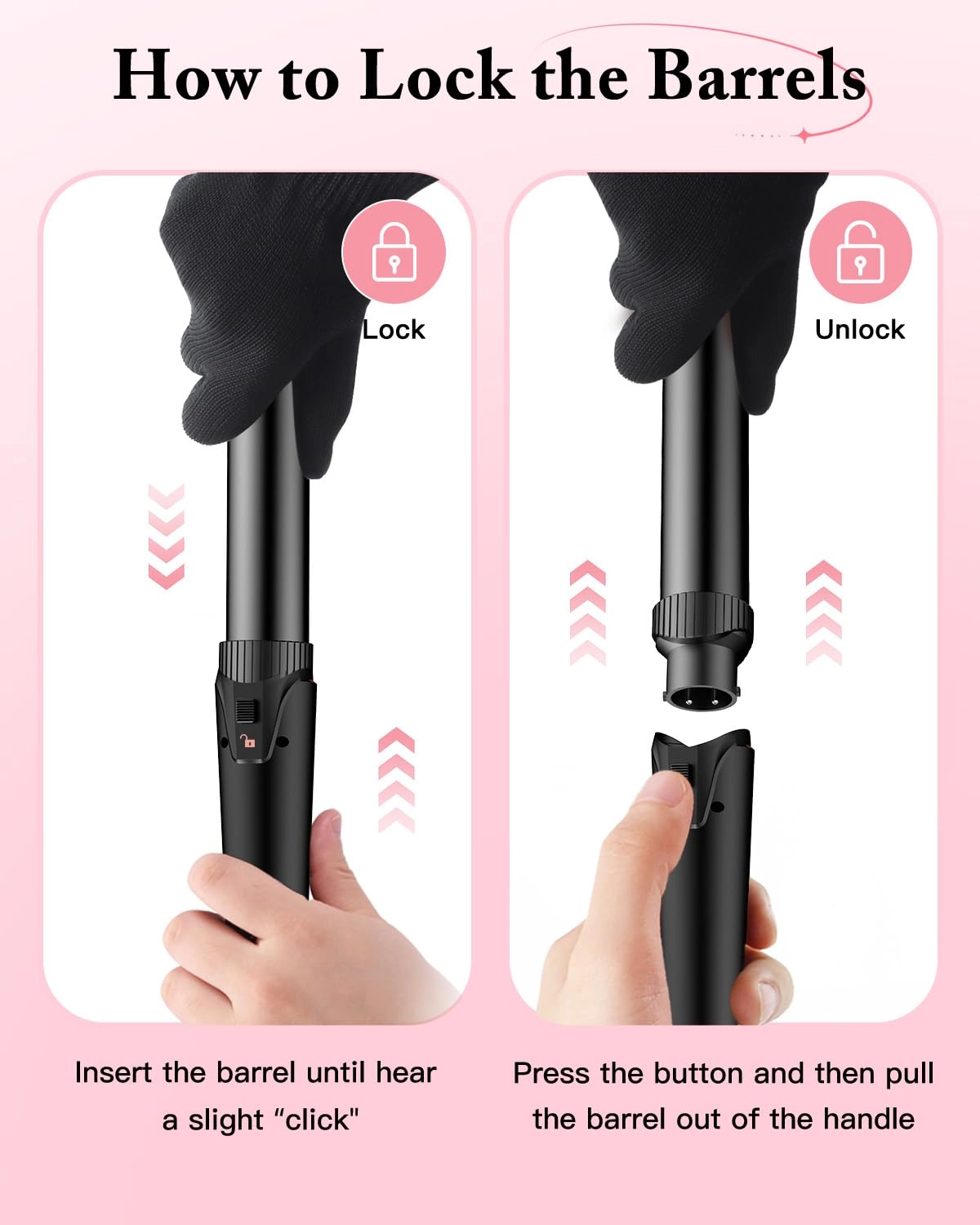 5 in 1 Hair Curler Set - 9mm 8mm 25mm 32mm
