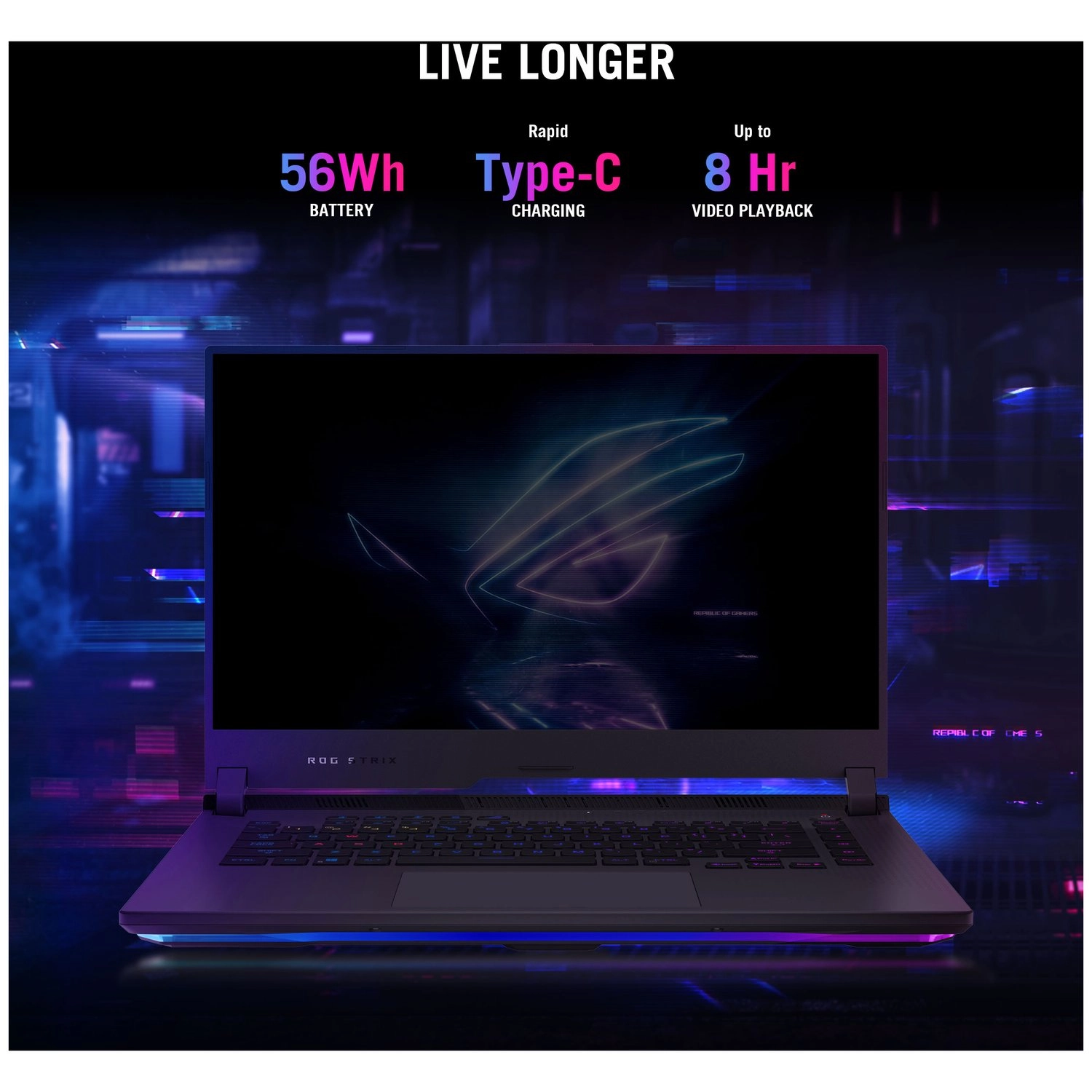 ROG Strix G15 G513IC - 15.6'' Ryzen7 16GB DDR4 1000GB SSD