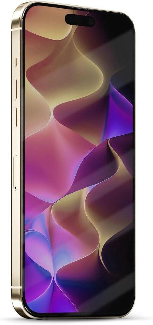 Full Coverage Tempered Glass Screen Protector for iPhone 15 Pro