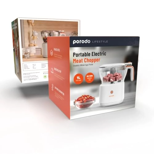 Portable Electric Meat Chopper - 1L 1500mAh Battery