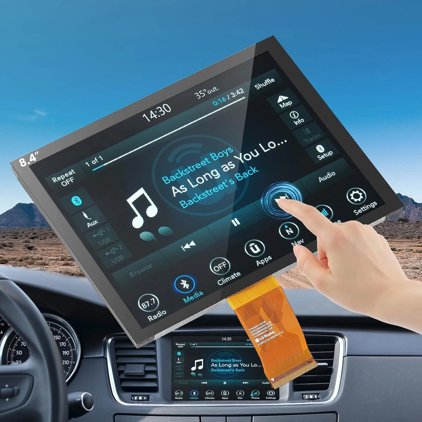 Uconnect Touch Screen - 8.4 inch