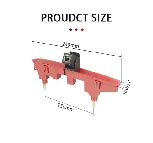 Brake Light Reverse Camera - Night vision Wire