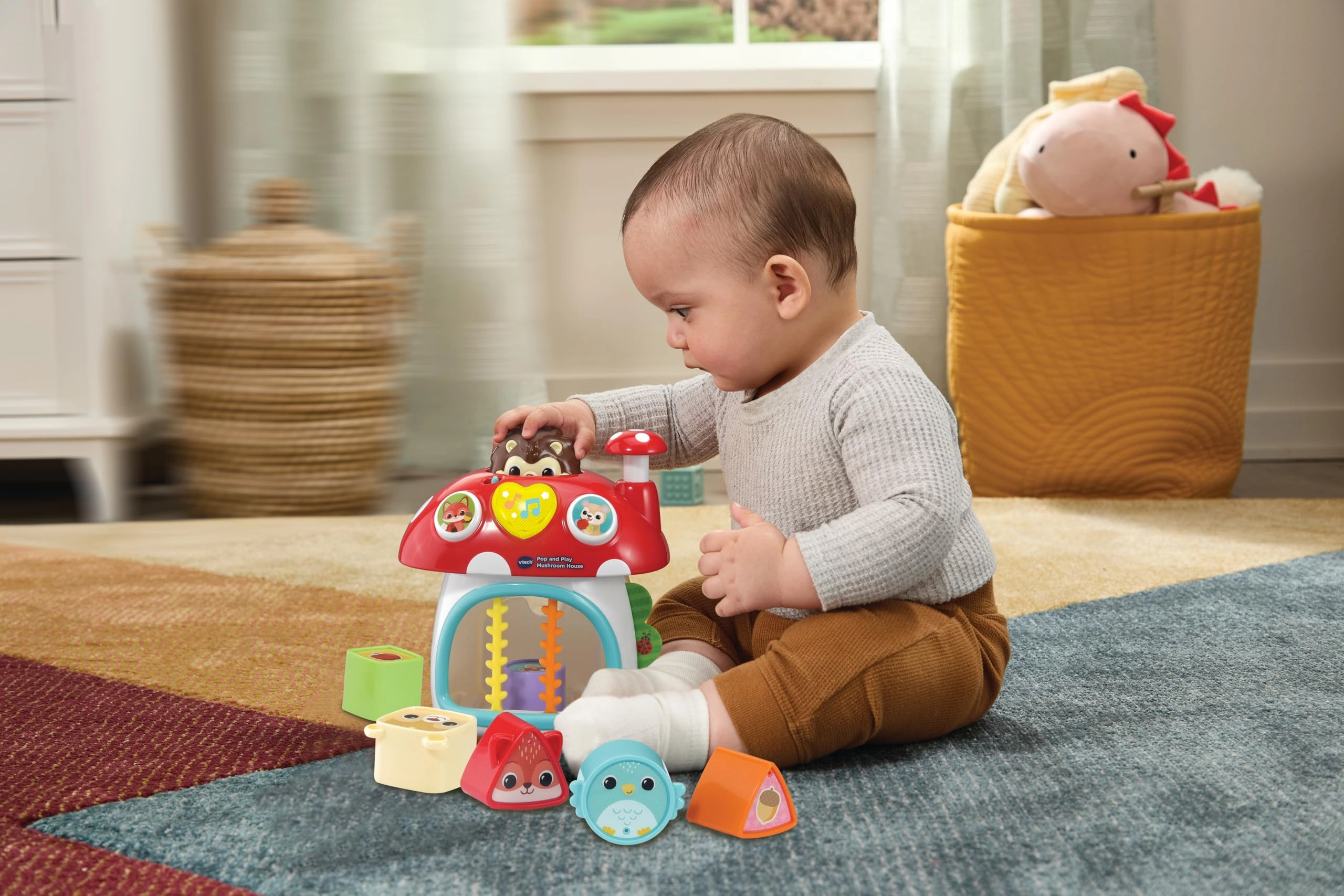 Pop and Play Mushroom House - 9-36 months 6 pieces