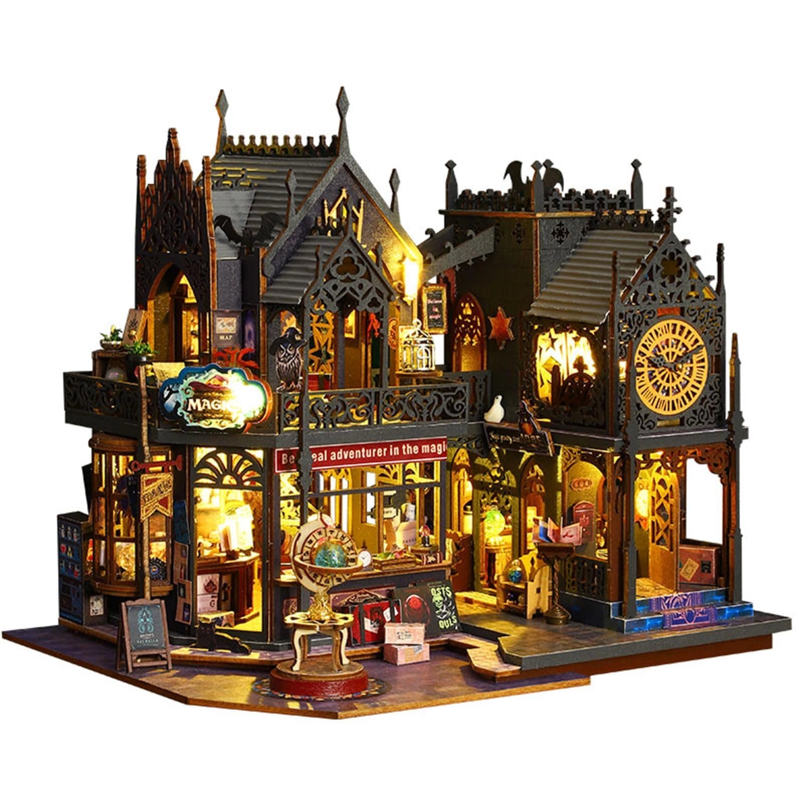 Azonee Magic Book House - Magic Book Store 1:24 Scale