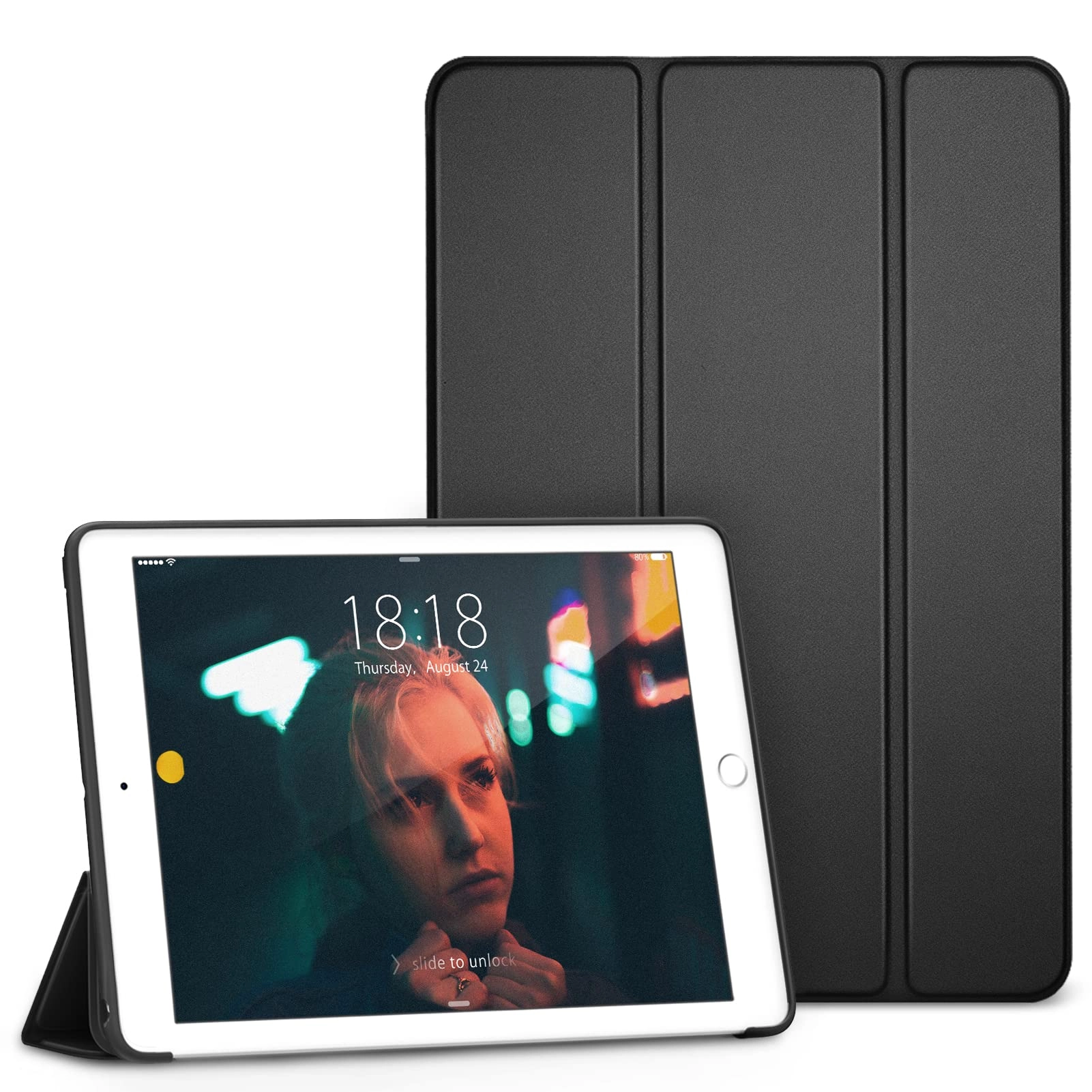 Akzun Trading Trifold Stand Case with Auto Sleep/Wake for iPad mini 4 7.9-inch (2015)