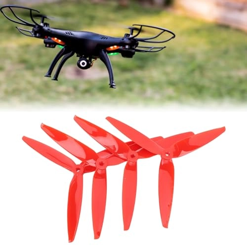 180dkxuwa2-11 - 4pcs Three-Blade Polycarbonate Red 7" 8" FPV