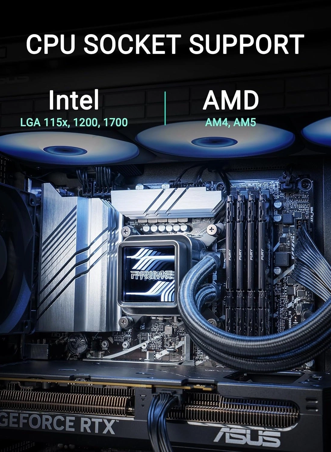 Prime LC 240 ARGB - Infinity Mirror pre-installed fans