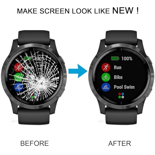 LCD Screen with Digitizer Full Assembly for Garmin Vivoactive 4S