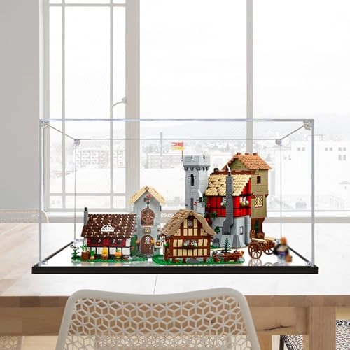 Acrylic Display Case - for Lego Model 10332 Clear Dustproof