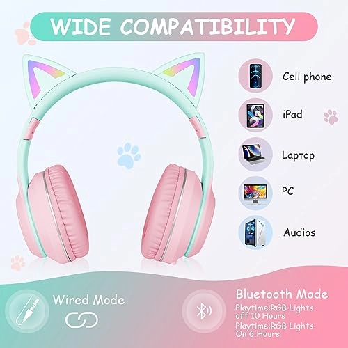 Kids Bluetooth Headphones Wireless Headphone