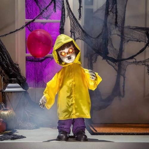 Standing Doll in Raincoat - 83.82 x 38.1 x 12.7 cm Pack of one 36 months - 18 years life-size