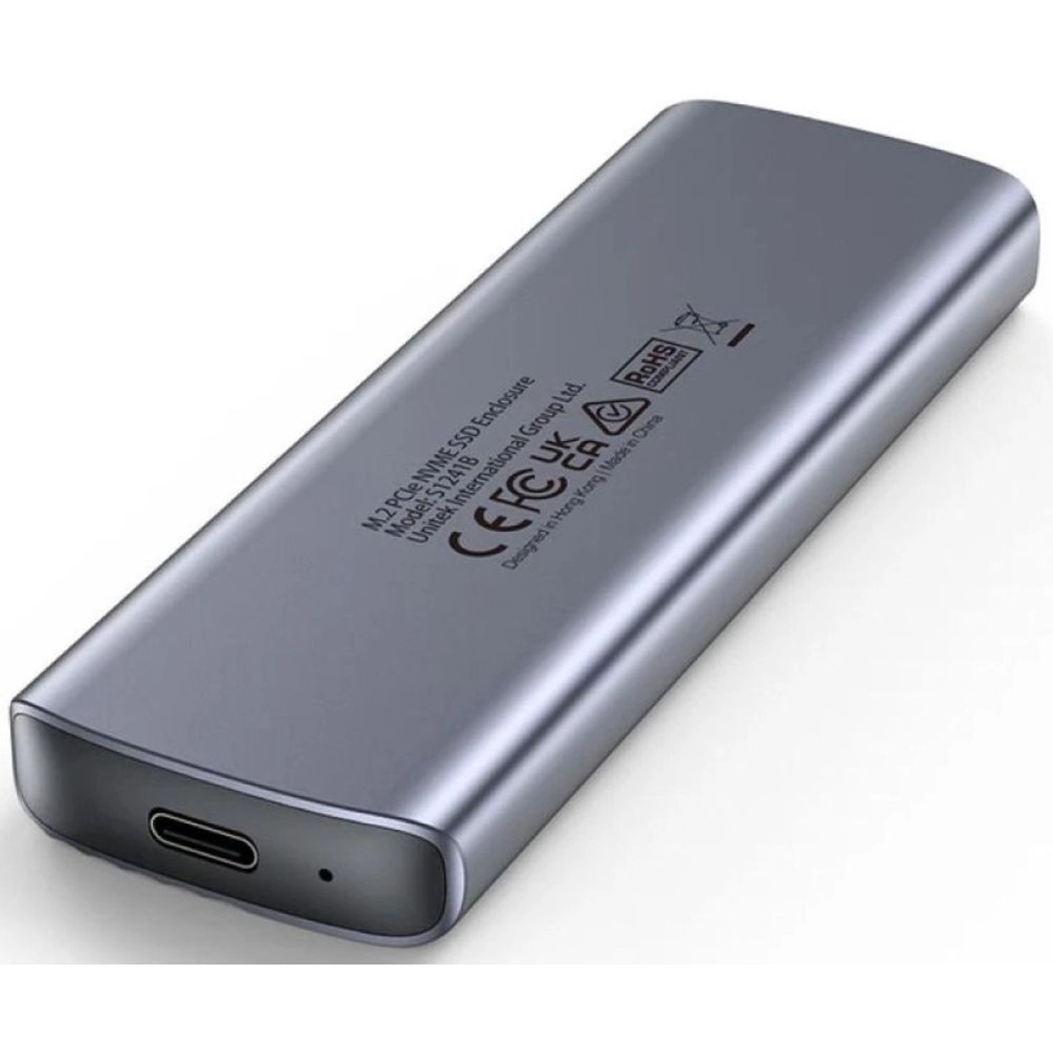 M.2 PCIe NVMe SSD Enclosure - 10Gbps USB-C M.2 NVMe M-Key 2230/2242/2260/2280