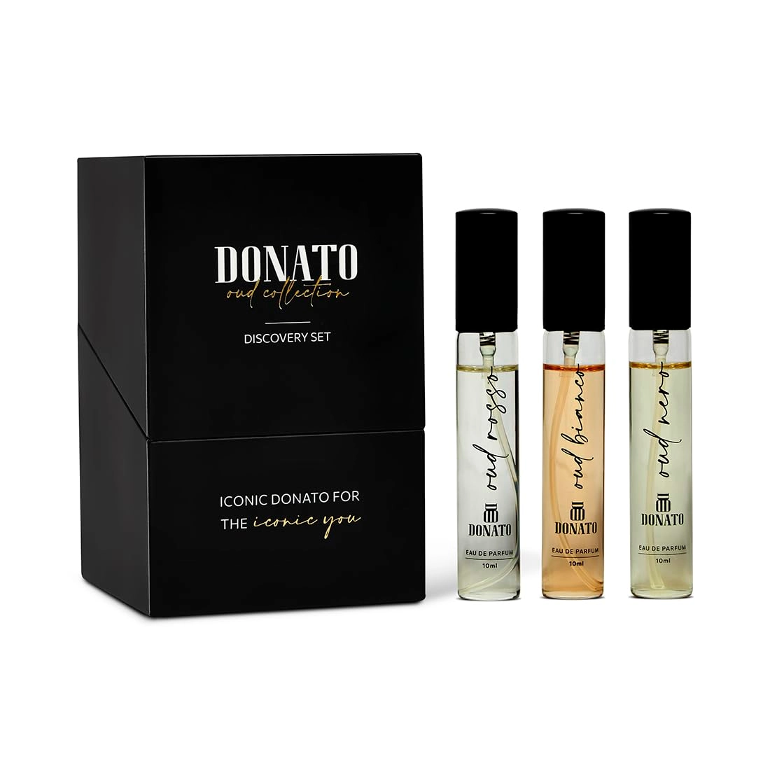 Aarvee Enterprises, Navi Mumbai Oud Bianco - Eau de Parfum 10ml + Oud Nero - Eau de Parfum 10ml + Oud Rosso - Eau de Parfum 10ml