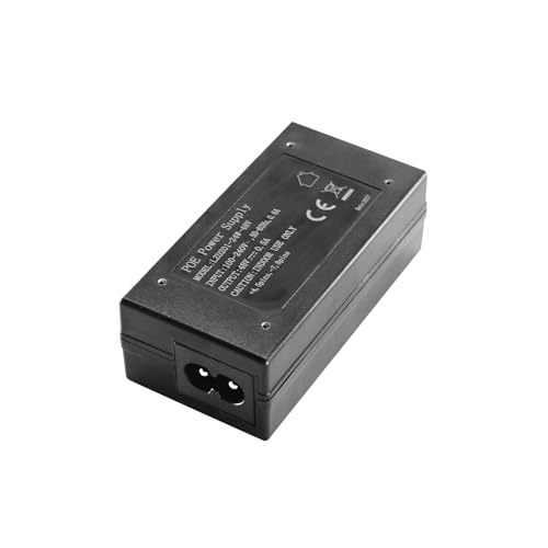 POE Injector - 48V±15% 15.4W 1 IEEE802.3i 100 Megabits Per Second