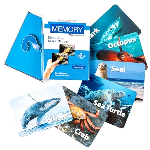 Picture Memory Sea Life Card - 24 months and up 50 pieces
