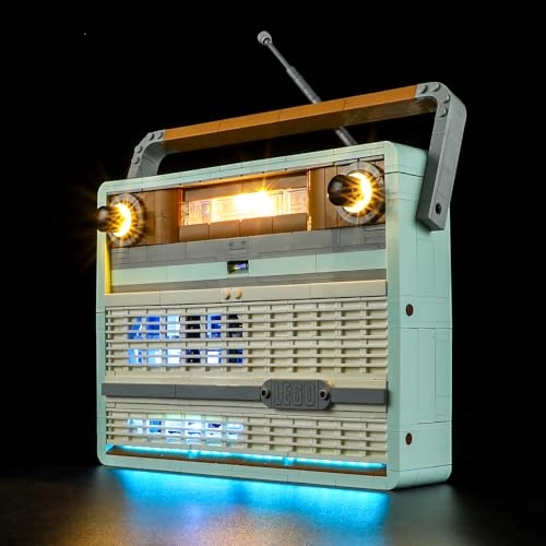 Light Kit for LEGO 10334 Retro Radio - Compatible with LEGO Icons Building Set