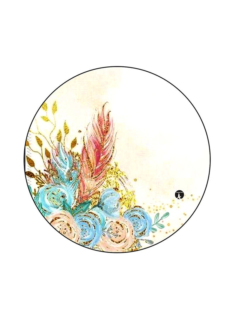 Printed Round Rubber Mouse Pad