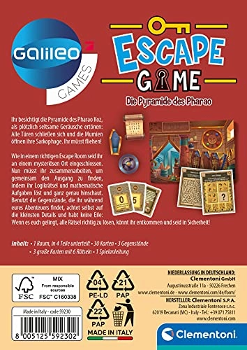 Escape Game: The Pyramid of the Pharaoh (German)