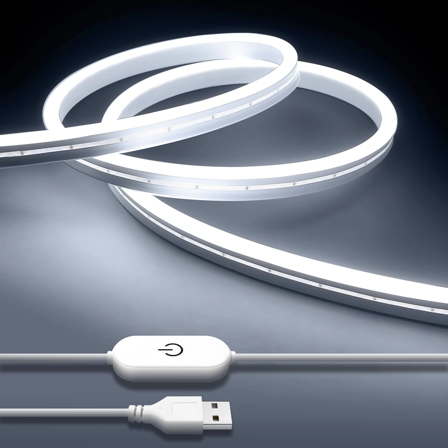 USB LED Neon Lights Strip - 6.6ft