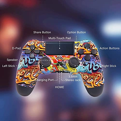 Wireless Controller for Ps4 - Graffiti
