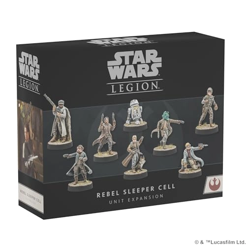 Asmodee Star Wars Legion: Rebel Sleeper Cell Unit Expansion - Strike from The Shadows - Tabletop Miniatures Strategy Game