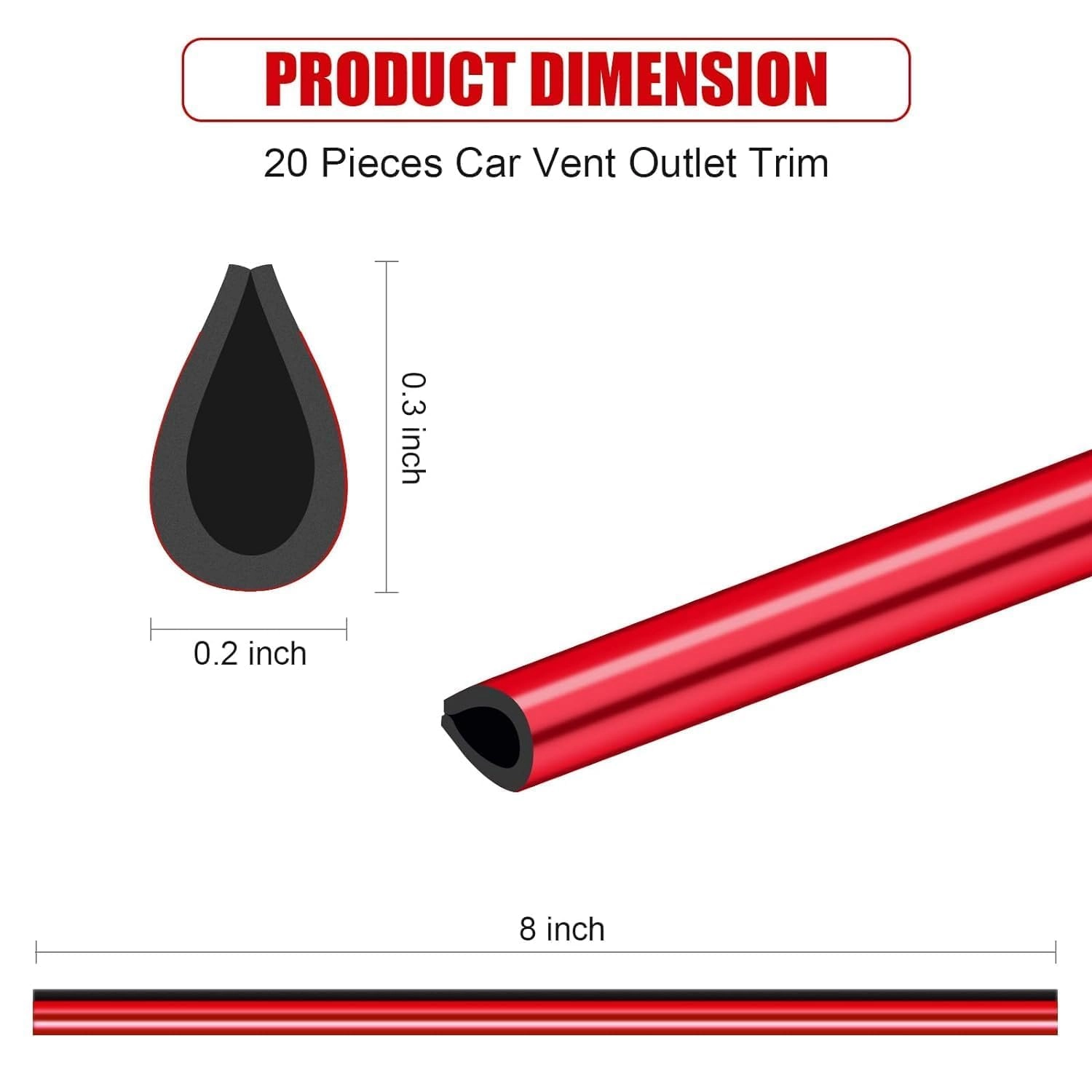 Universal Car AC Vent Decoration Strip