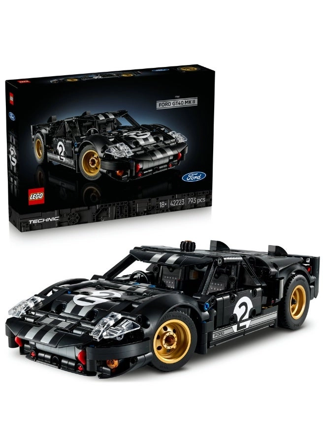 Technic 1966 Ford Gt40 Mkii Race Car (42223)
