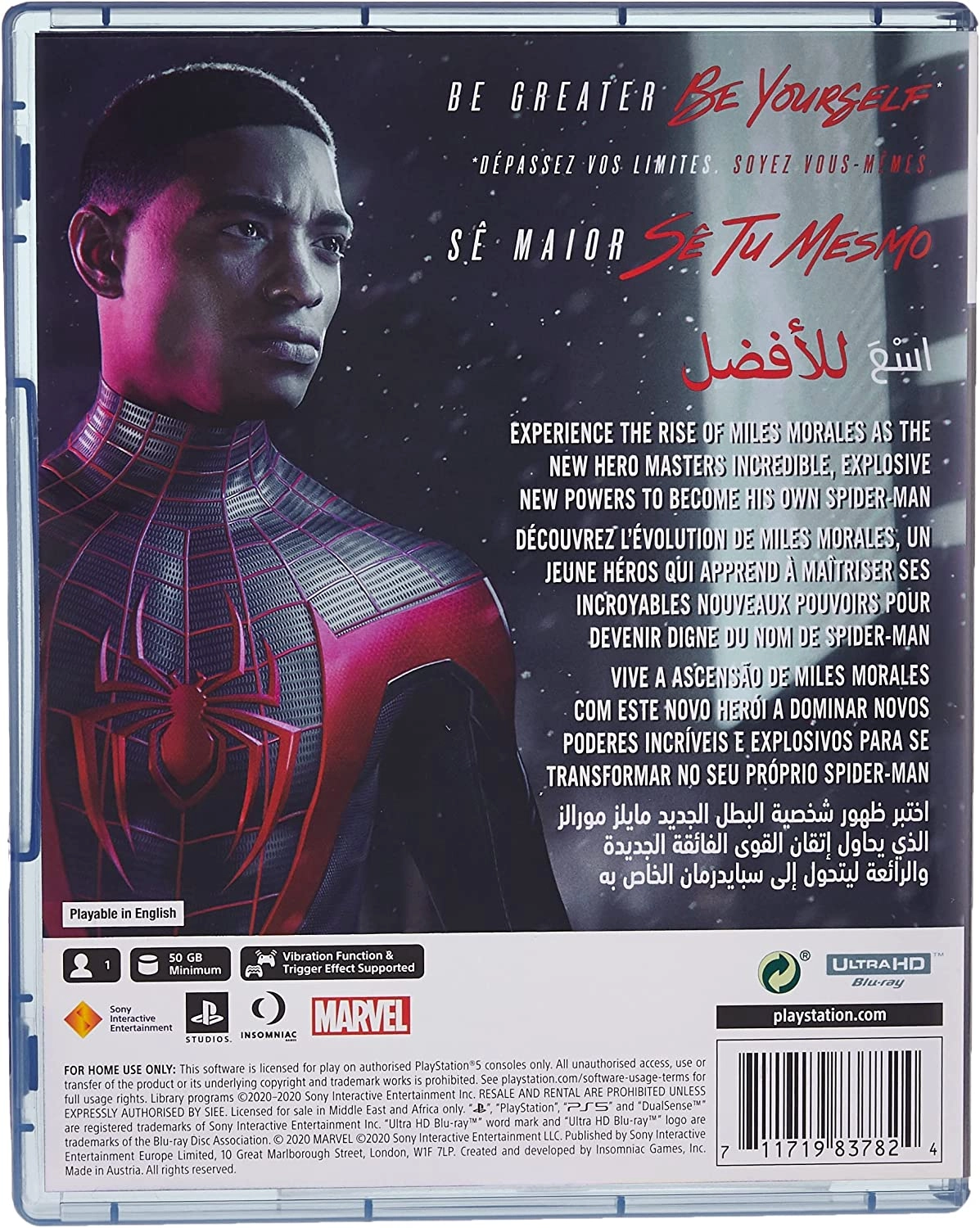 Marvel's Spider-Man Miles Morales UAE Version - PlayStation 5