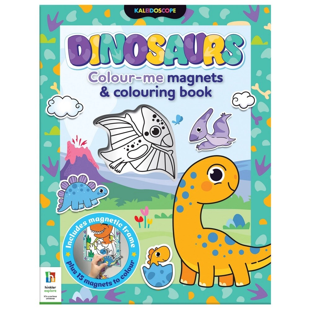 COLOR LAND CHILDRENS TOYS CENTER LLC Dinosaurs Colour-Me Magnets - 15 pieces