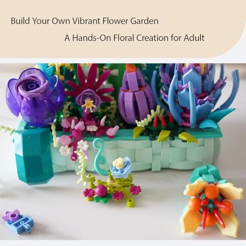 Dreamy Flower Building Sets - 1196pcs