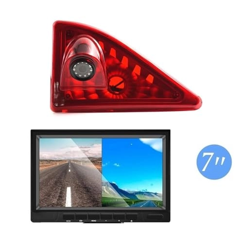Brake Light Camera - Night Vision HD 720P + 7 inch Monitor