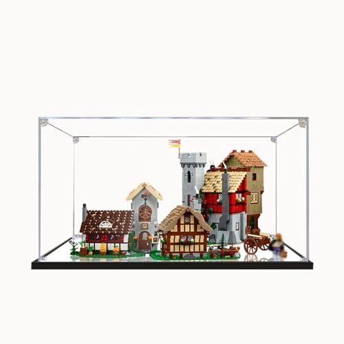 Acrylic Display Case - for Lego Model 10332 Clear Dustproof