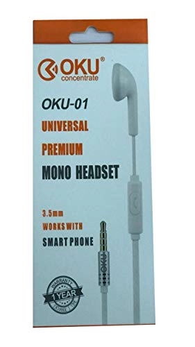 Universal Premium Mono Wired Headset