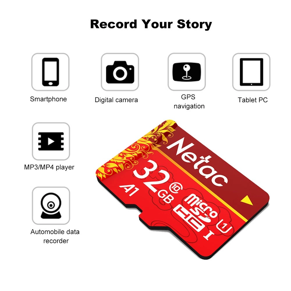 Micro SD XC1 TF A1 - 16GB 32GB 64GB