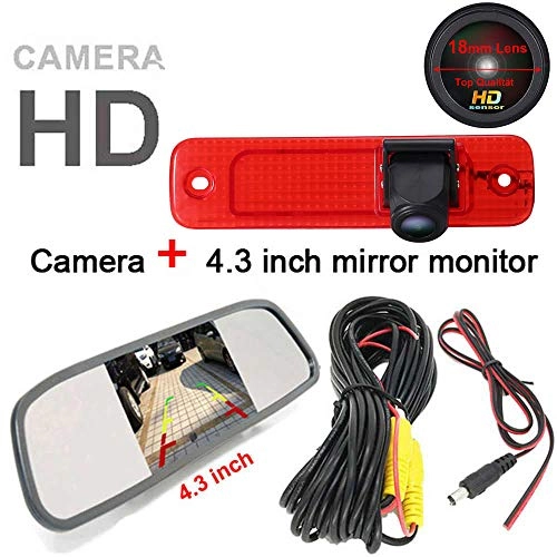 Brake Light Camera - 1280 x 720px Night vision + LCD Monitor - 4.3 Inches