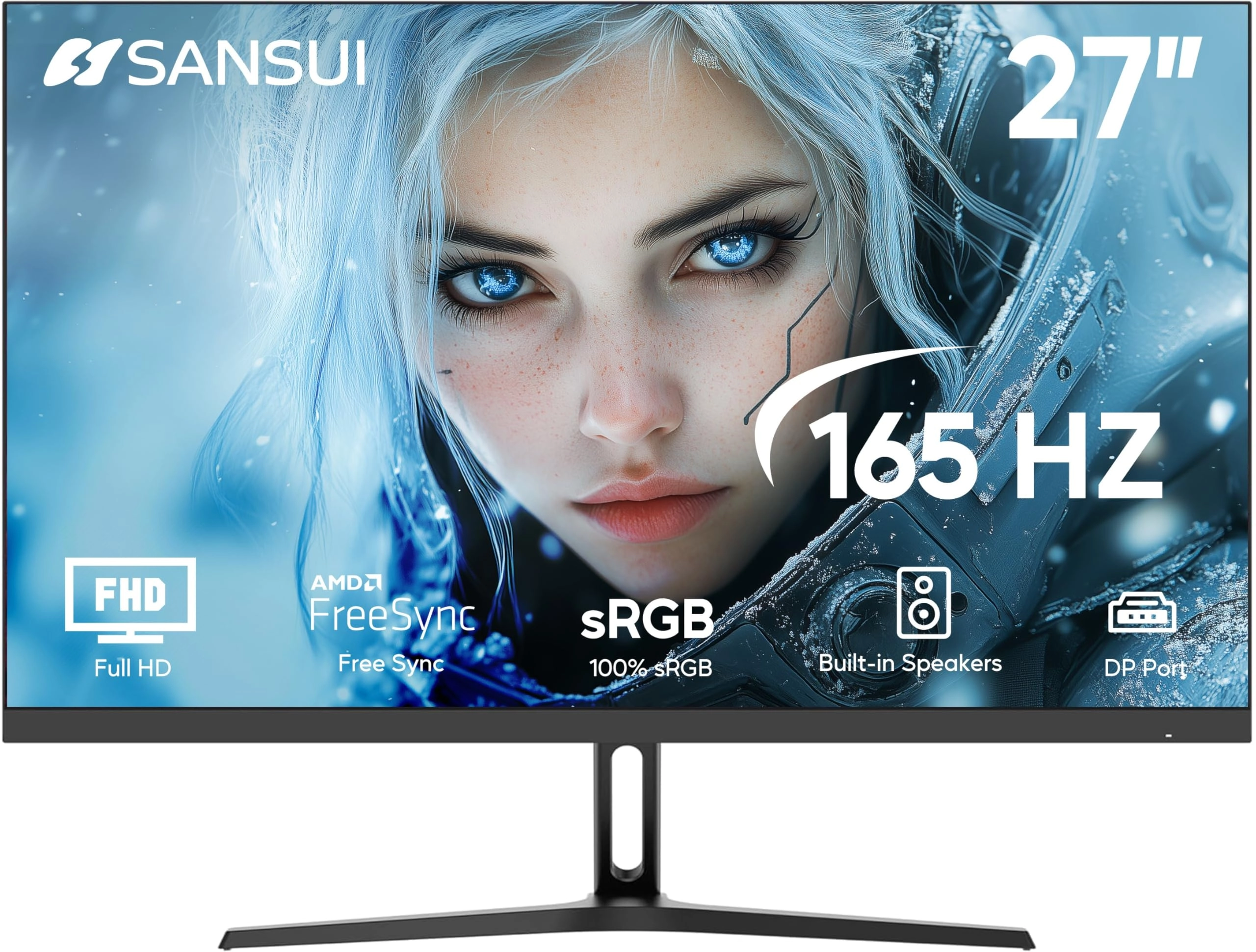 Sansui EEMONITORIPS1K165HZ27V1 - 27 Inches 1920x1080