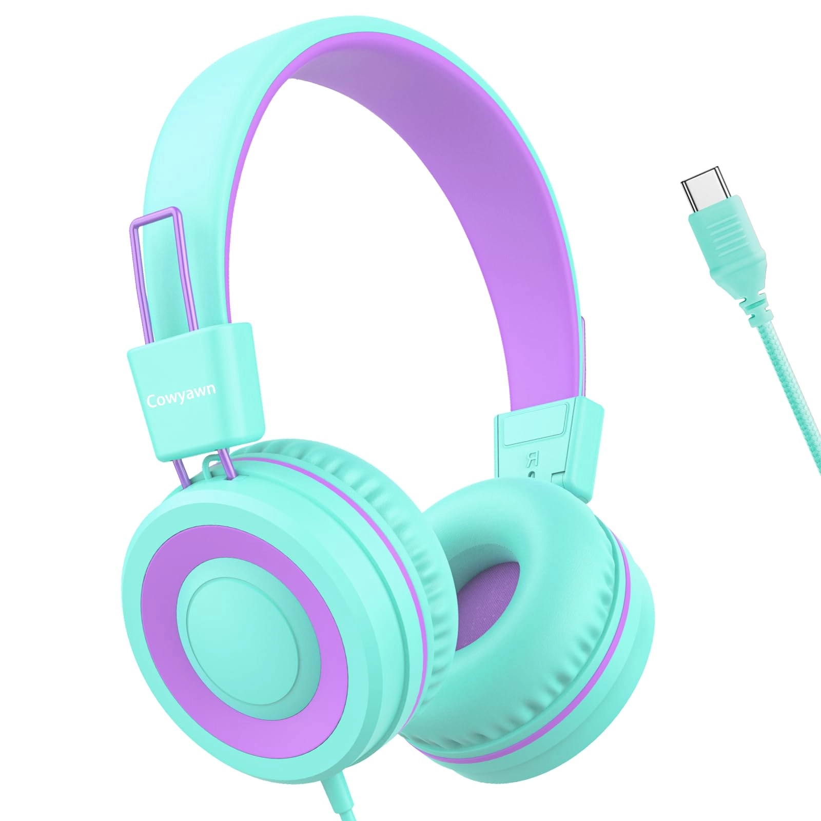 USB Type C Kids Headphones Wired Headphone