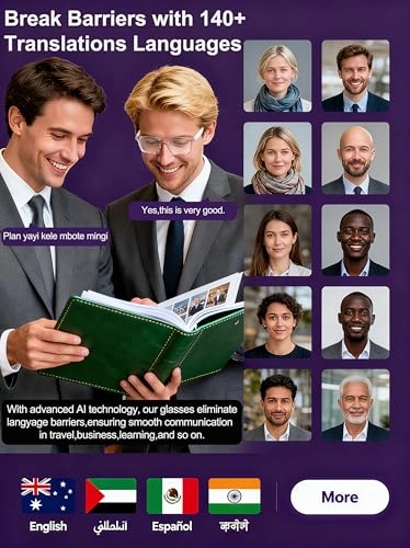 G3B - AI Smart Glasses 140+ Languages Bluetooth
