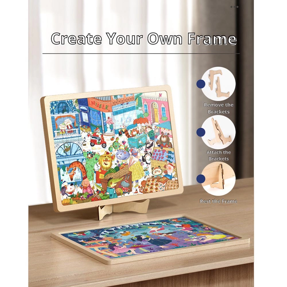 Bus Trip Wooden Puzzle (TOP-MD3226) - 48 pcs