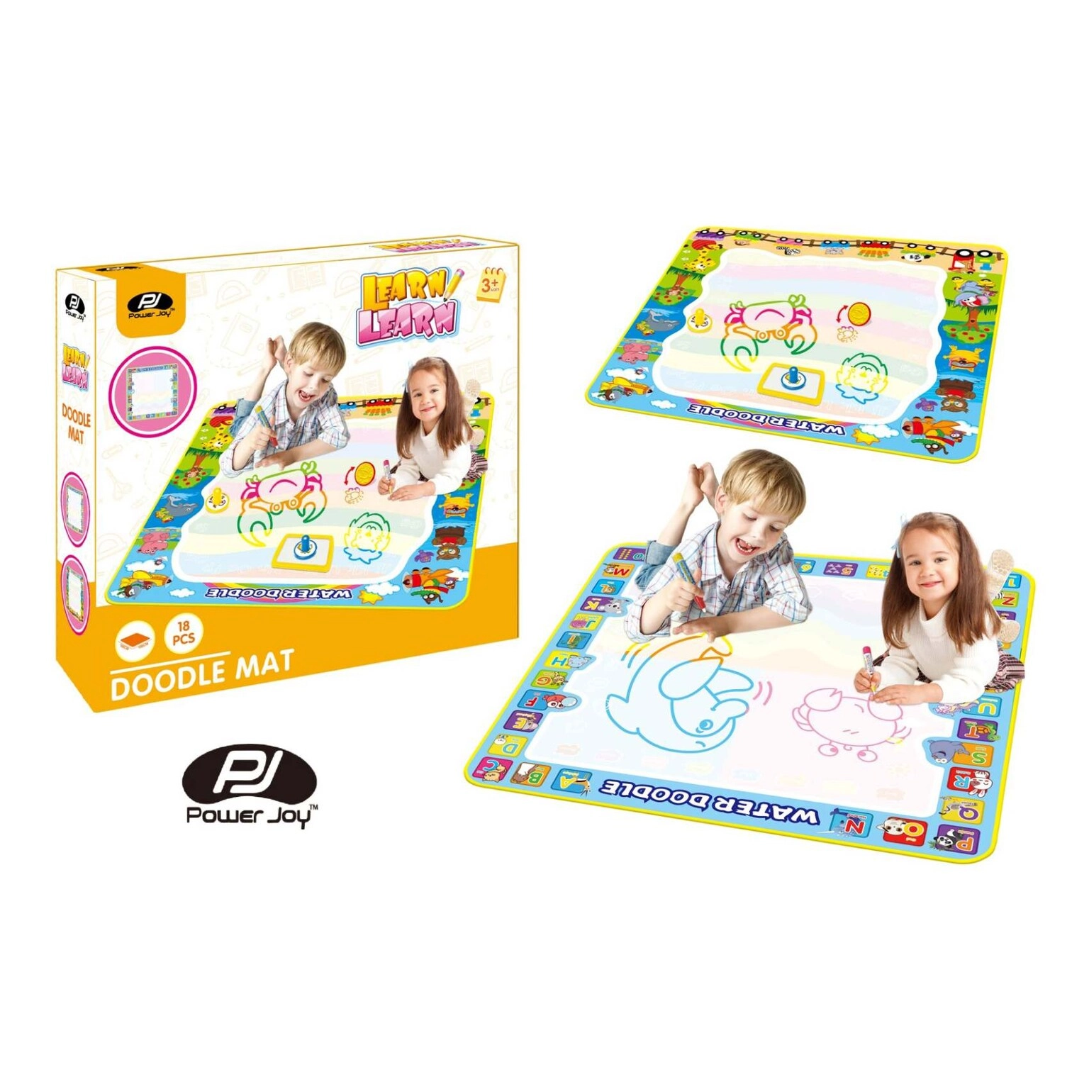 Learn Water Doodle Mat - 3+ 18 pieces