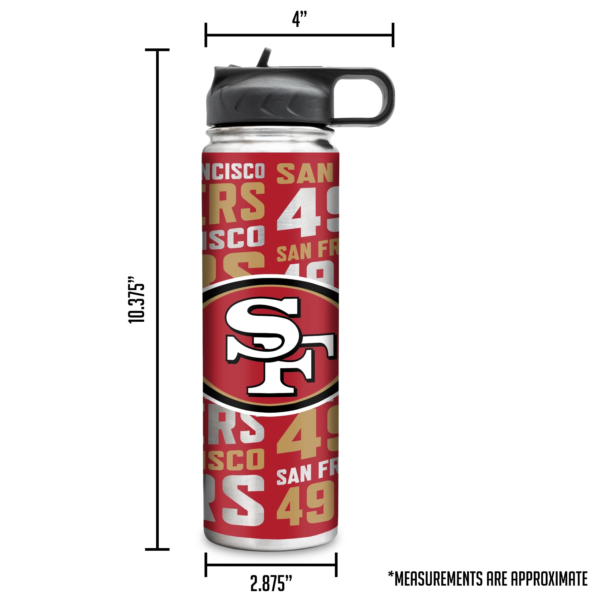 Stainless Steel NFL Football Tumbler - 650ml