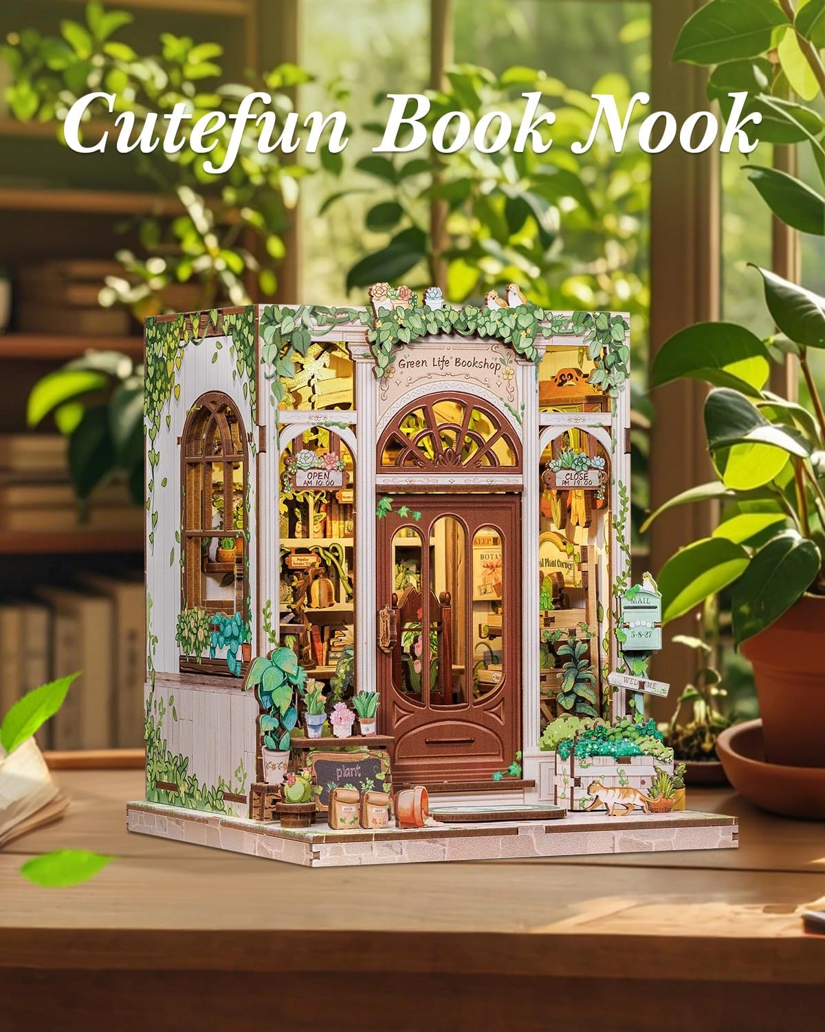 Book Nook Kit - Green Life Bookshop