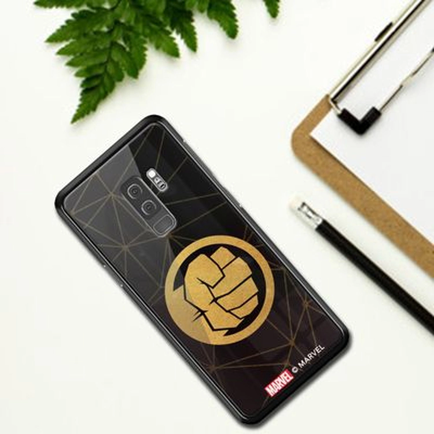 S9 Plus Cover for Galaxy S9 Plus - TPU Bumper Case + Tempered Glass Back Back Case