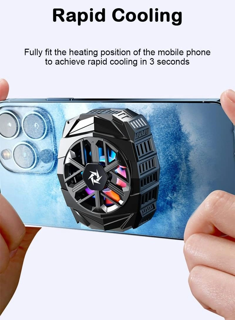 Phone Cooler Fan - Magnetic Built-In Battery iPhone Compatible