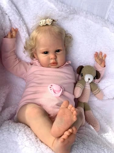 Ellie Reborn Baby Doll - 24 inches Silicone vinyl Ages 3+