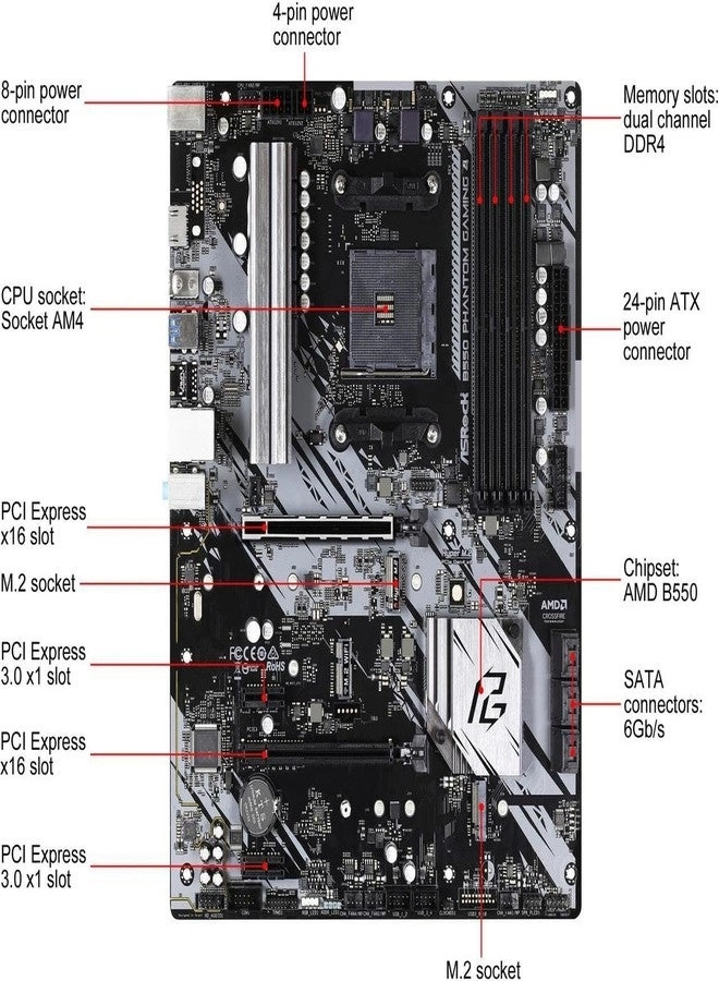 B550M Phantom Gaming 4 - AM4 Micro ATX