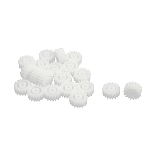 Motor Spindle Gear - 10mm x 2mm 18 Teeth 20 Pcs