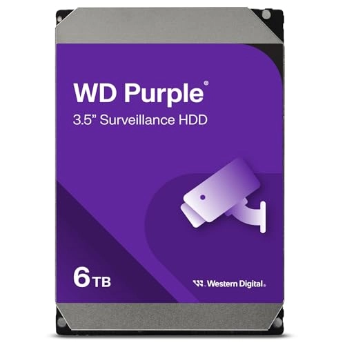 Purple 3.5" 5400rpm 256MB SATA 6Gb/s (WD64PURZ) - 6 TB
