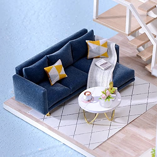 DIY Miniature Dollhouse Kit - 3D Wooden LED Light