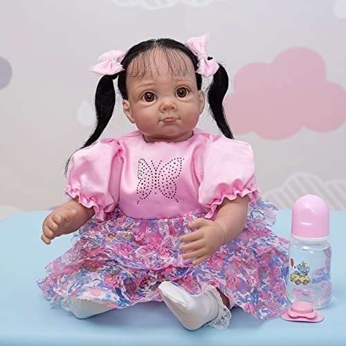 Reborn Baby Doll - 55cm 22" Vinyl Cotton Body